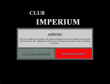 Tablet Screenshot of club-imperium.ch